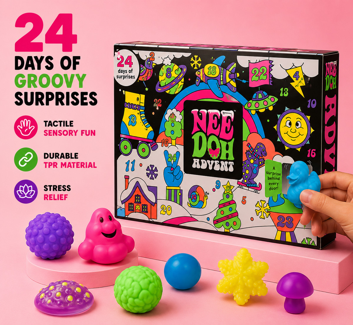 NeeDoh Squishmas 2026 – 24 Days of Squishy Surprises