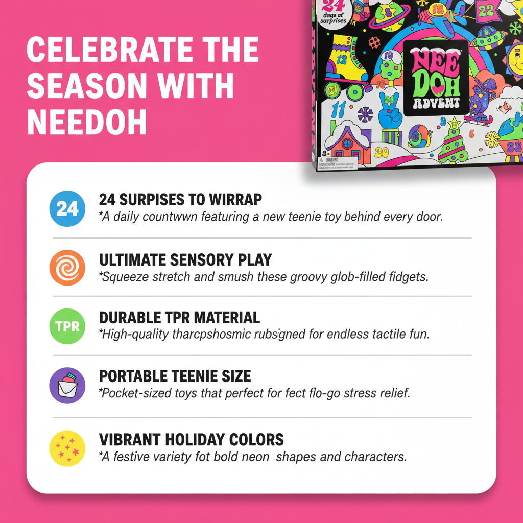 NeeDoh Squishmas 2026 – 24 Days of Squishy Surprises